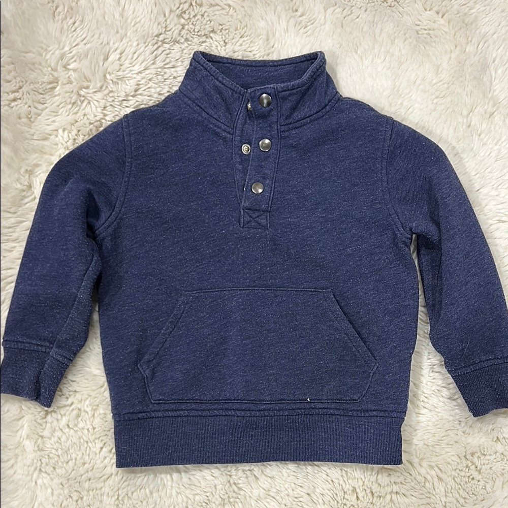 Navy Blue Kids Pullover Shirt